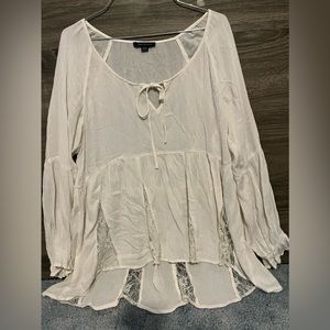 American eagle white shirt